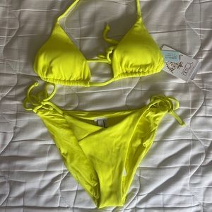 Brand New! Becca Triangle Swimsuit & Bottom